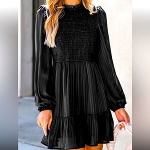 CUPSHE Pleated Mini-Dress